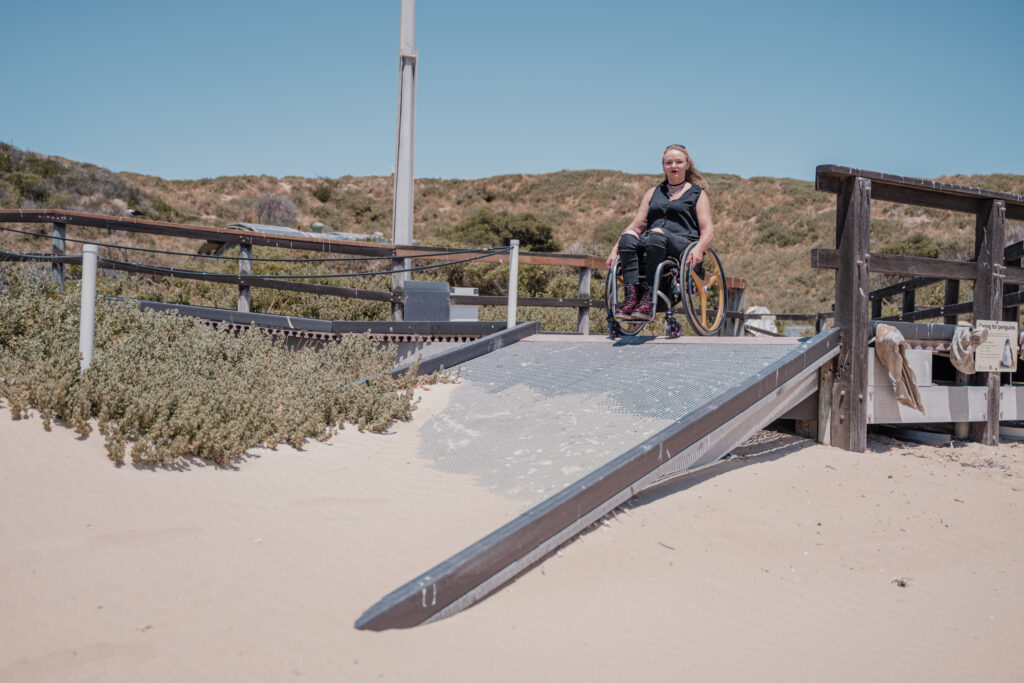 penguin island wheelchair